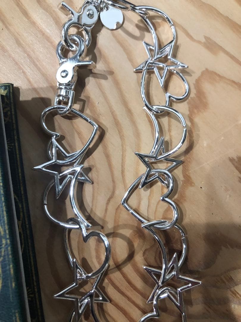 ヨ*ー様 jieda 2WAY STAR MOON HEART CHAIN