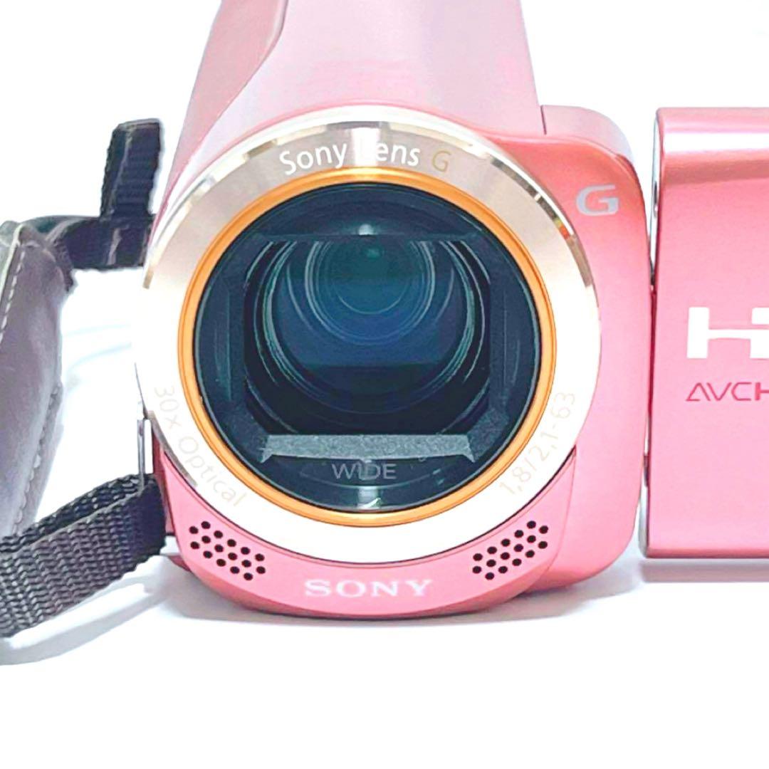 極美品 SONY HDR-CX270V ビデオカメラ ピンク デジタルカメラ