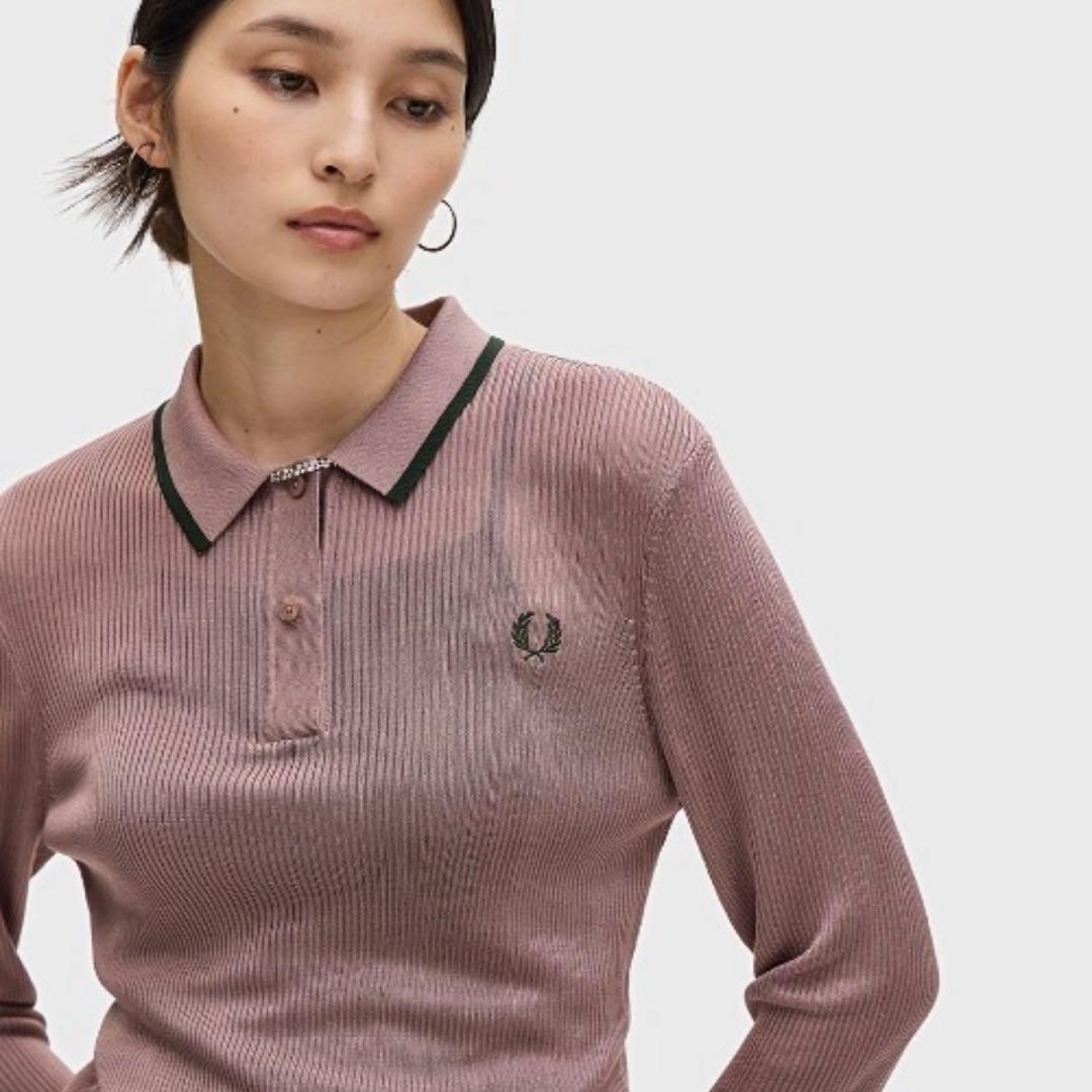 Ribbed Knitted Shirt FRED PERRY サイズ10