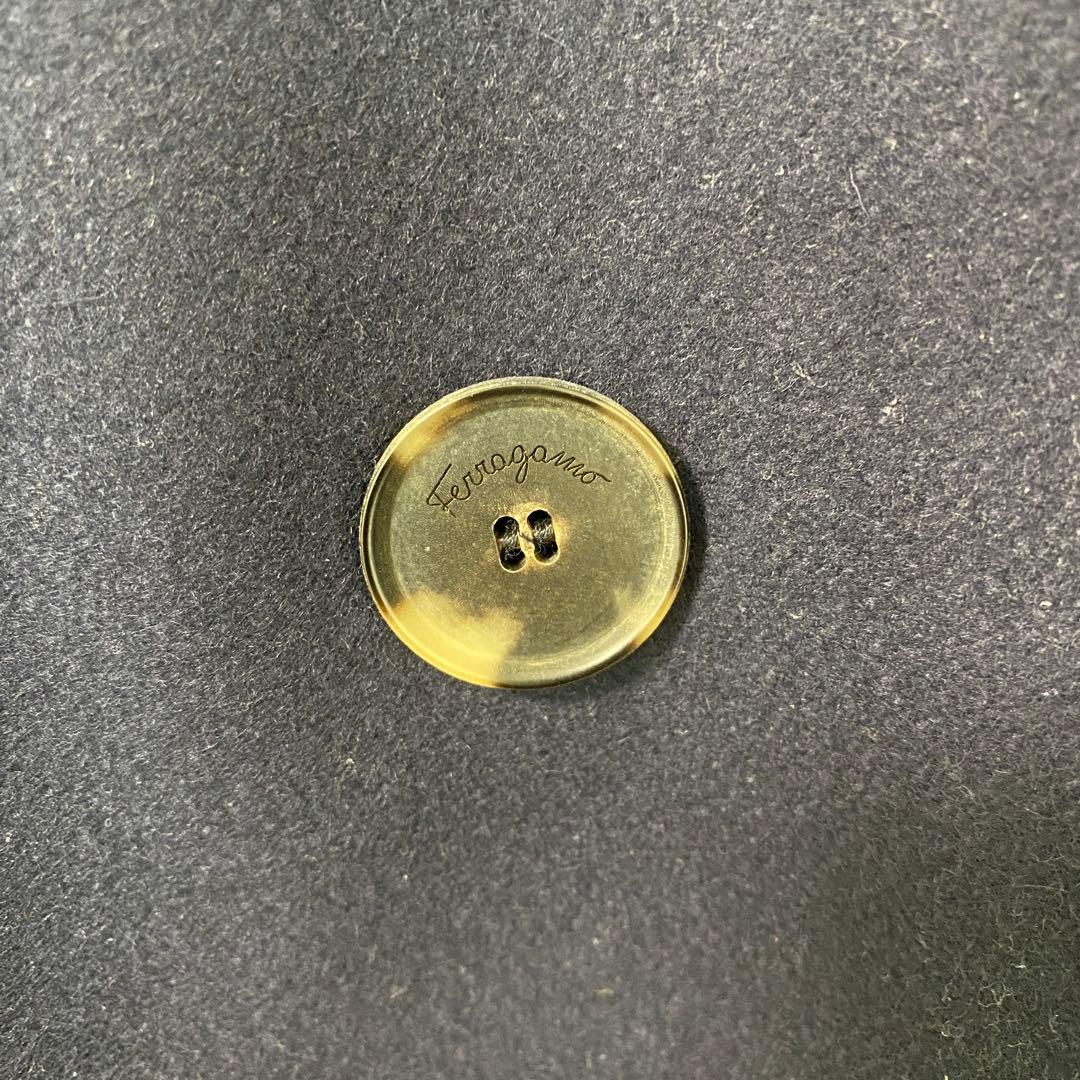 サルヴァトーレフェラガモ ウールジャケット 紺 48