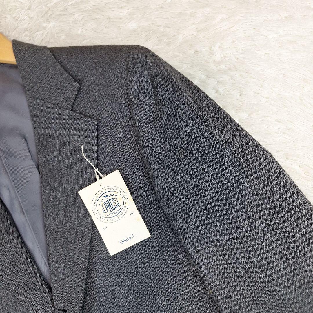 未使用品✨J.PRESS ヘリンボーン　テーラードジャケット+ベスト　A5　M
