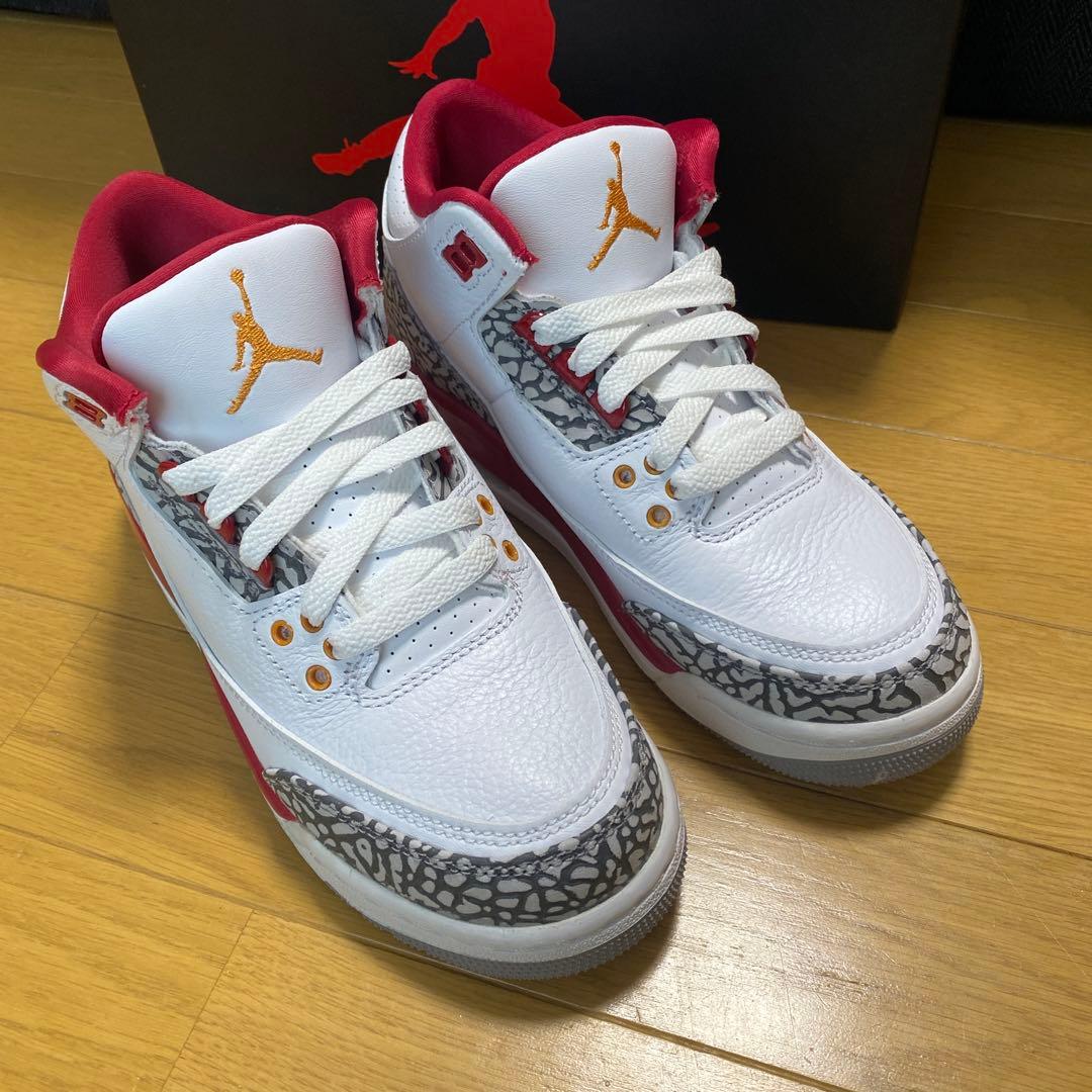 AIR JORDAN3 cardinal red エアジョーダン3