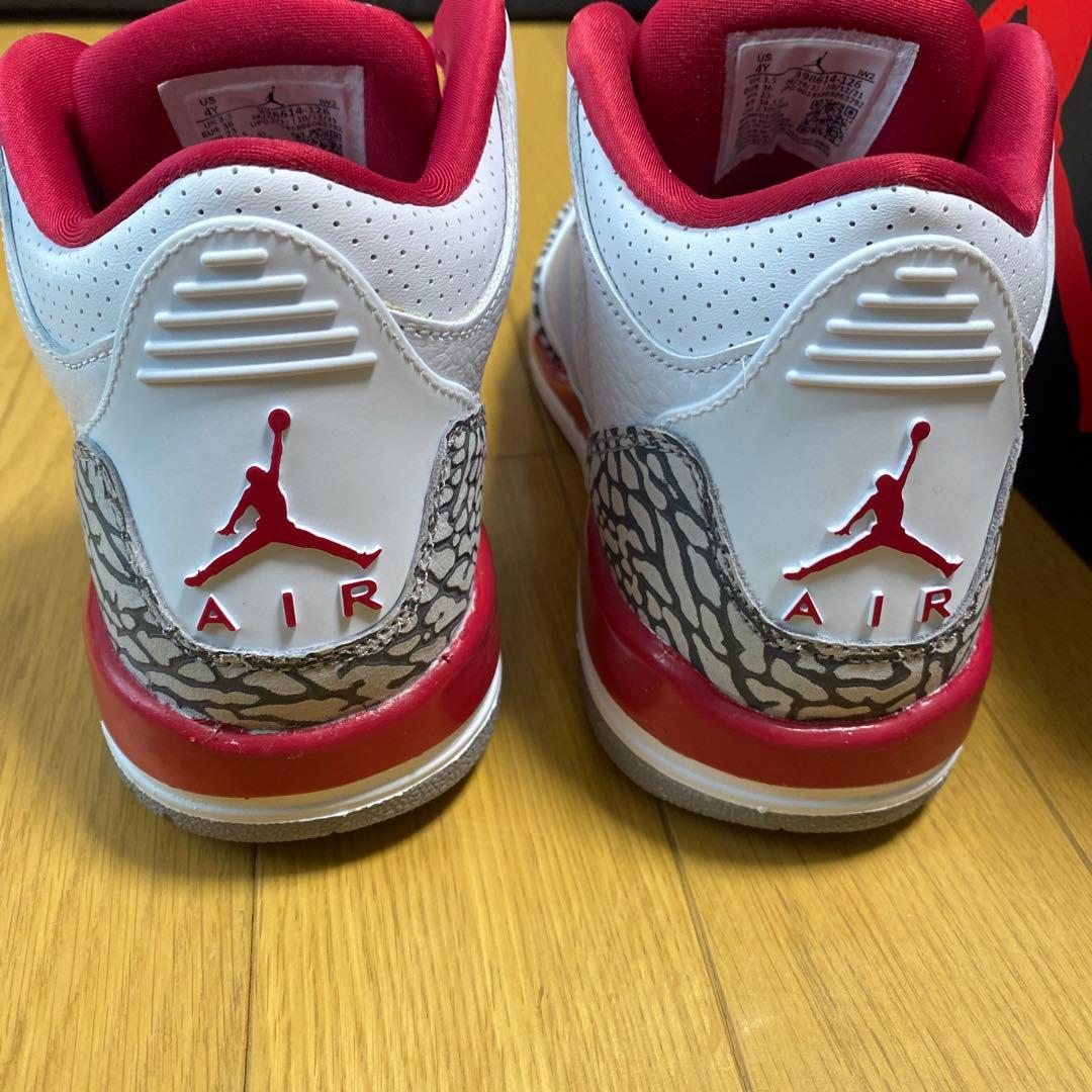 AIR JORDAN3 cardinal red エアジョーダン3