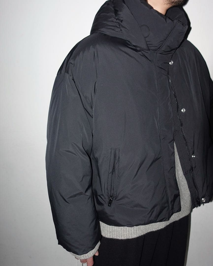 k*i様 Wide & Short length Black puffer ja