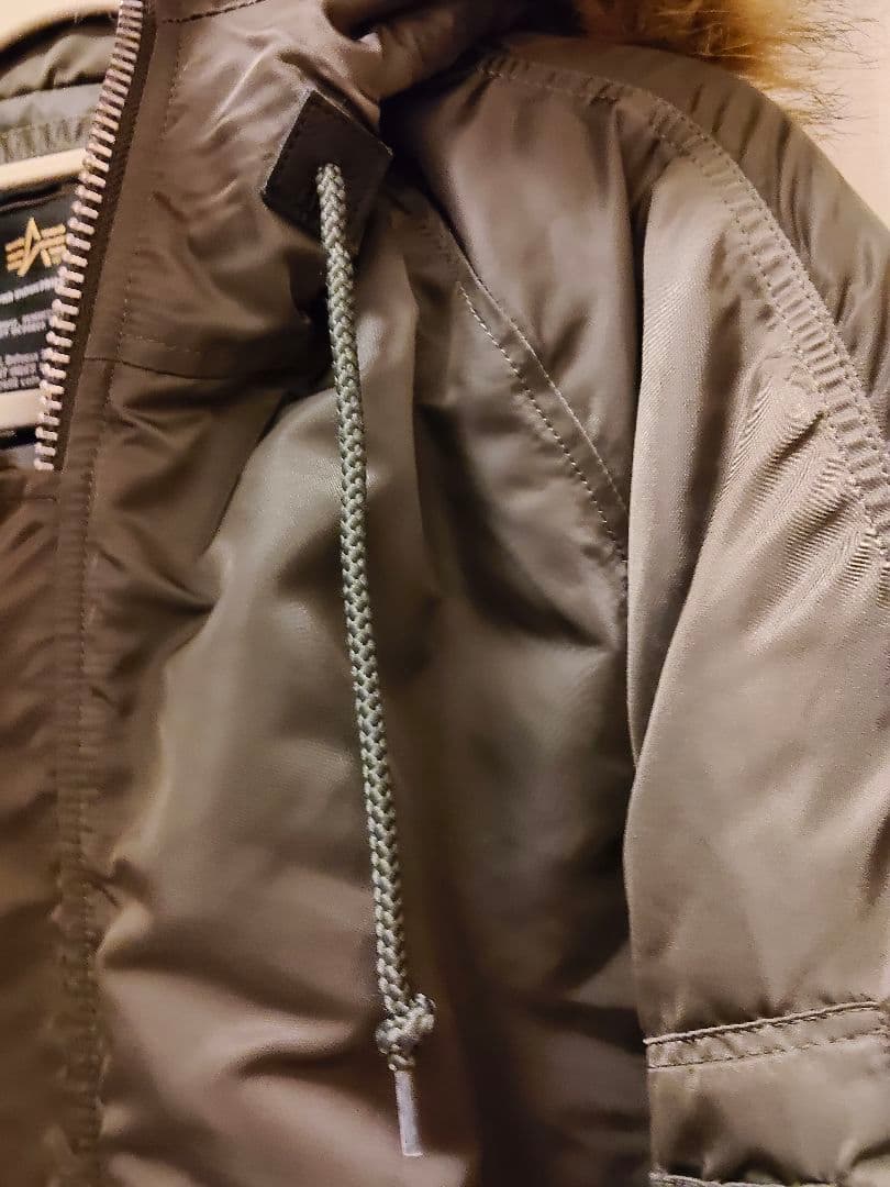 アルファインダストリーズ　N2-B　ファー付　ミリタリージャケット　XL