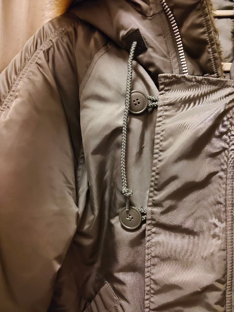 アルファインダストリーズ　N2-B　ファー付　ミリタリージャケット　XL