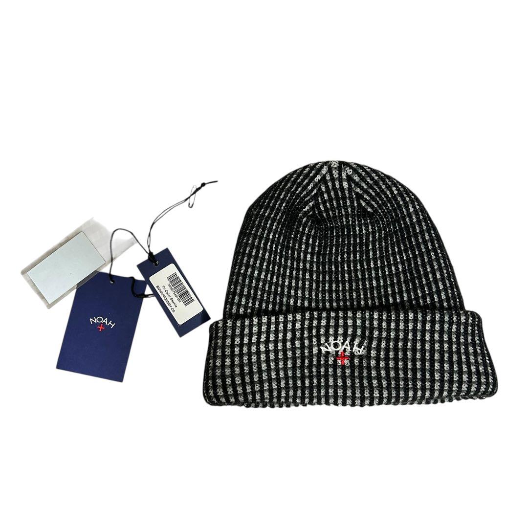 NOAH ビーニー ニット帽 black / gray beanie