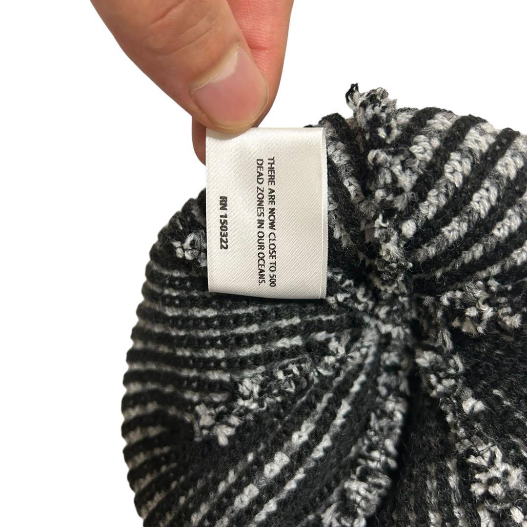 NOAH ビーニー ニット帽 black / gray beanie