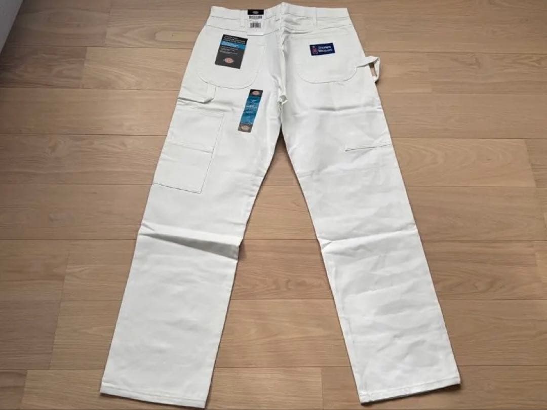 ⑤Sherwin-Williams ホワイトカーゴパンツ　34✖️34 新品