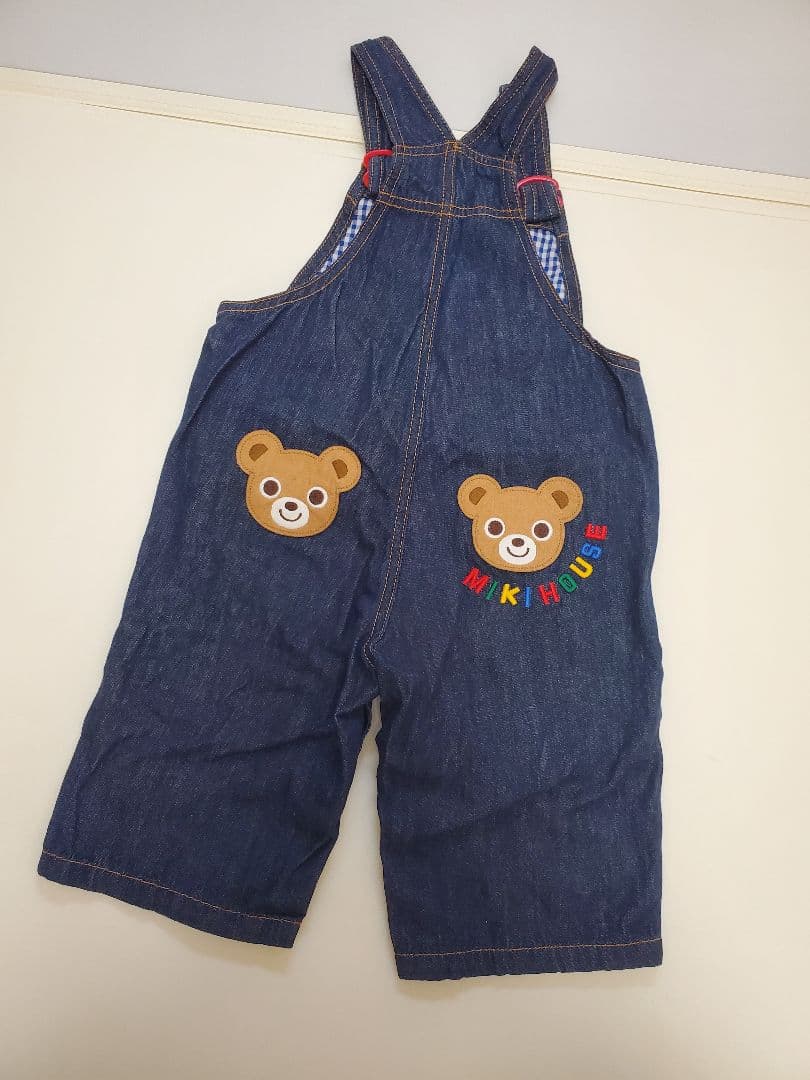 ミキハウス　デニムオーバーオール Lサイズ