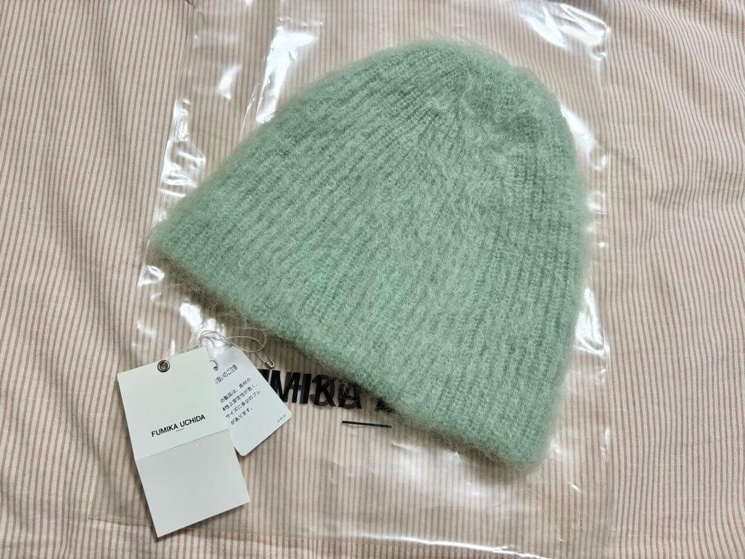 帽子 FUMIKA UCHIDA MOHAIR ALPACA BLEND BEANIE