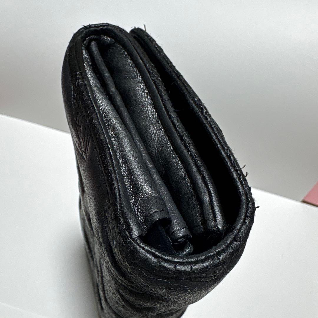 希少レアCHANEL シャネル スターエンボス 長財布 ラムスキン