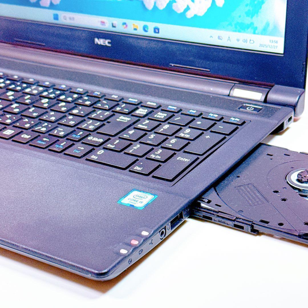 新品高速SSD✨windows11✨カメラ 高性能i5 ノートパソコン オフィ