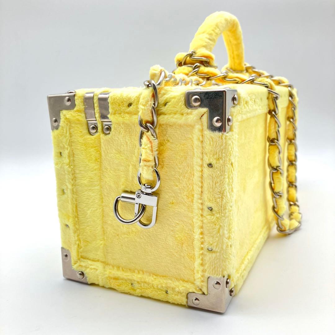 エンジェル シャンパン ドゥミセック ロゼ サマー イエロー ファー 箱付き