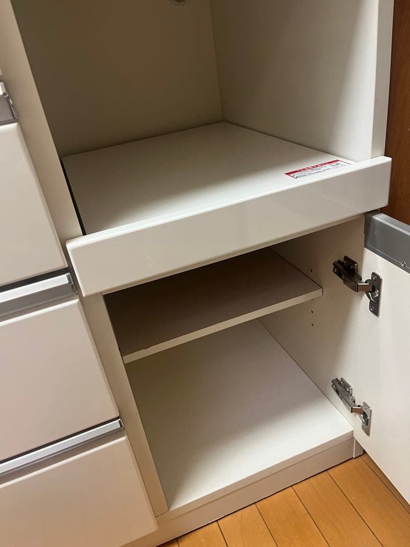 【早い者勝ち♪送料込み！】ニトリ　食器棚　120cm キッチンボード☆ 白