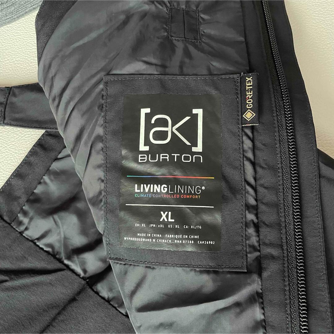 5465【美品】バートン ビブパンツ AK ゴアテックス 近年モデル ブラック