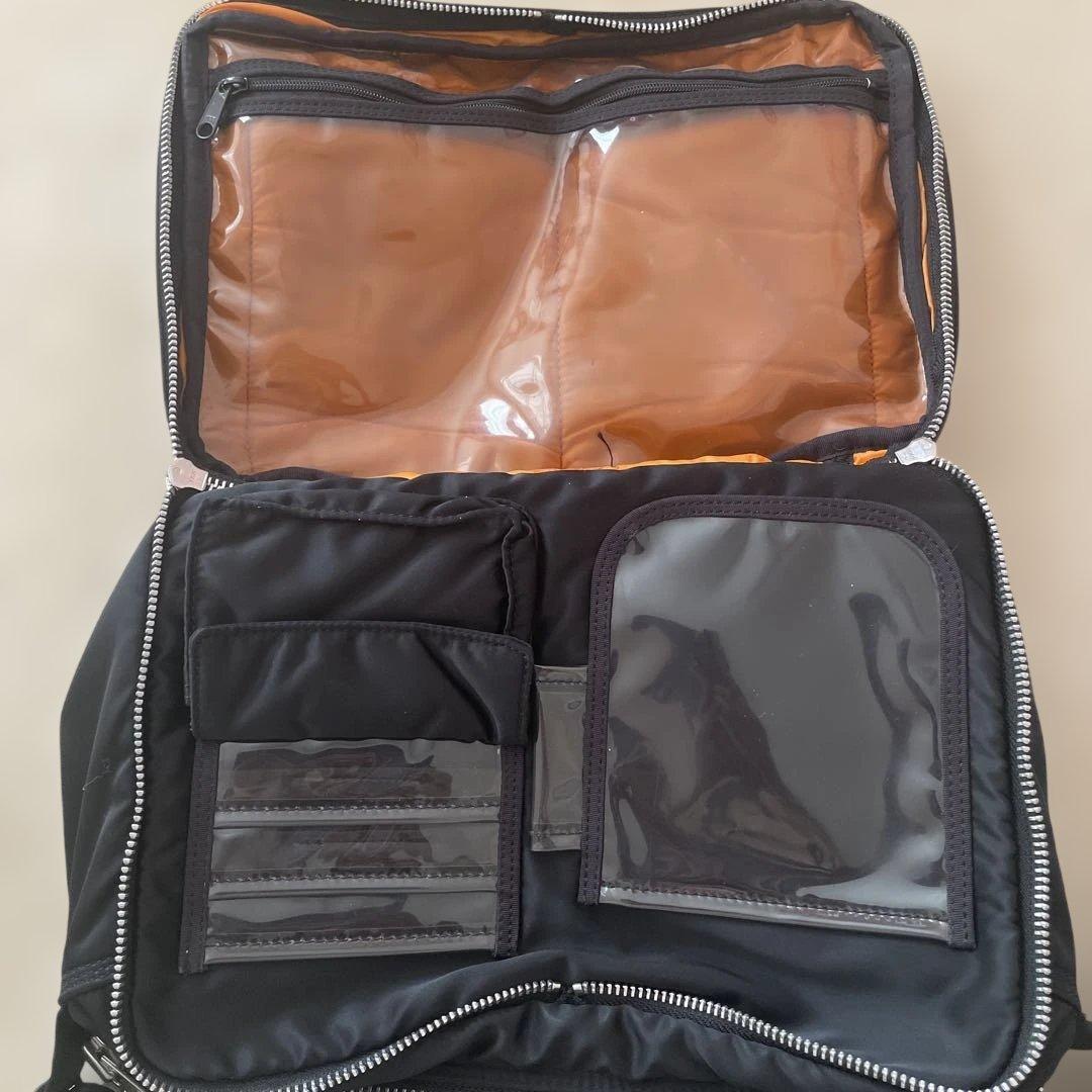 【美品】porter ポーター タンカー ショルダーバッグ ナイロン 黒 2層