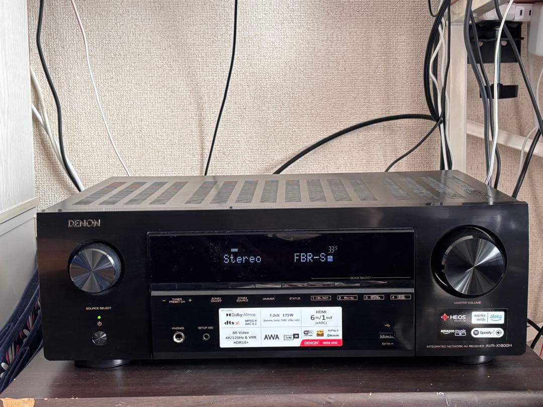 DENON AVR-X1800H 2025年購入