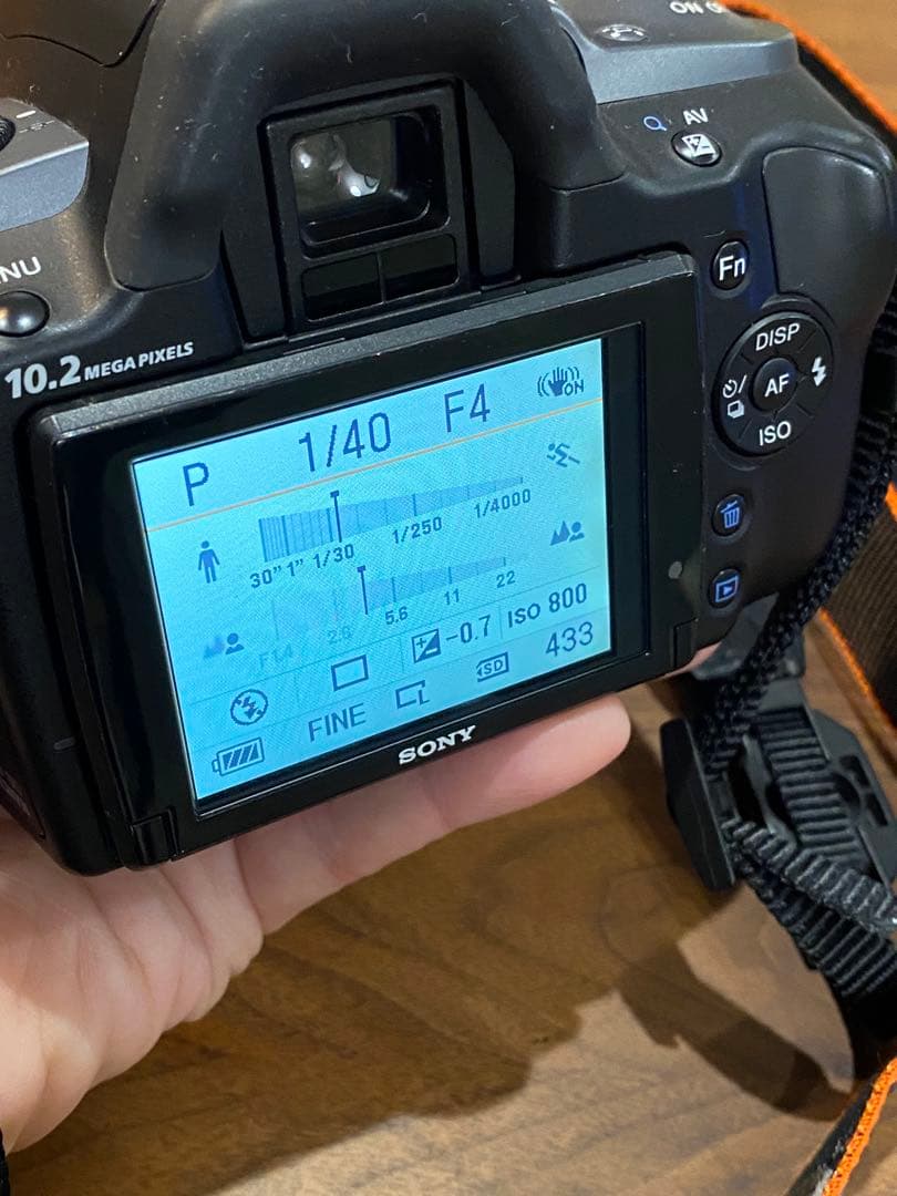 SONY α330デジタル一眼 35-70 100-200 ミノルタAFレンズ付