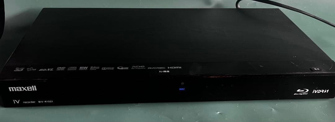 通電確認のみ maxellBIV-R1021ブルーレイディスクレコーダー現状品