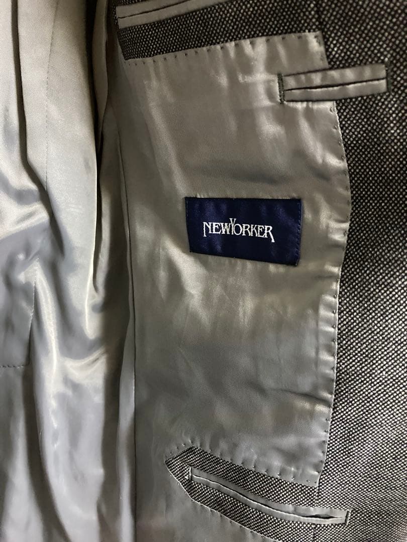 NEWYORKER グレー ビジネススーツ　秋、冬用