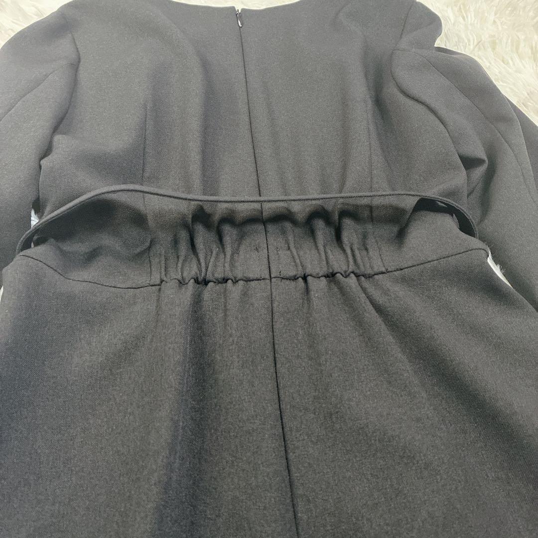 【未使用級】 ストロベリーフィールズ センタープリーツ ロング ワンピース 黒