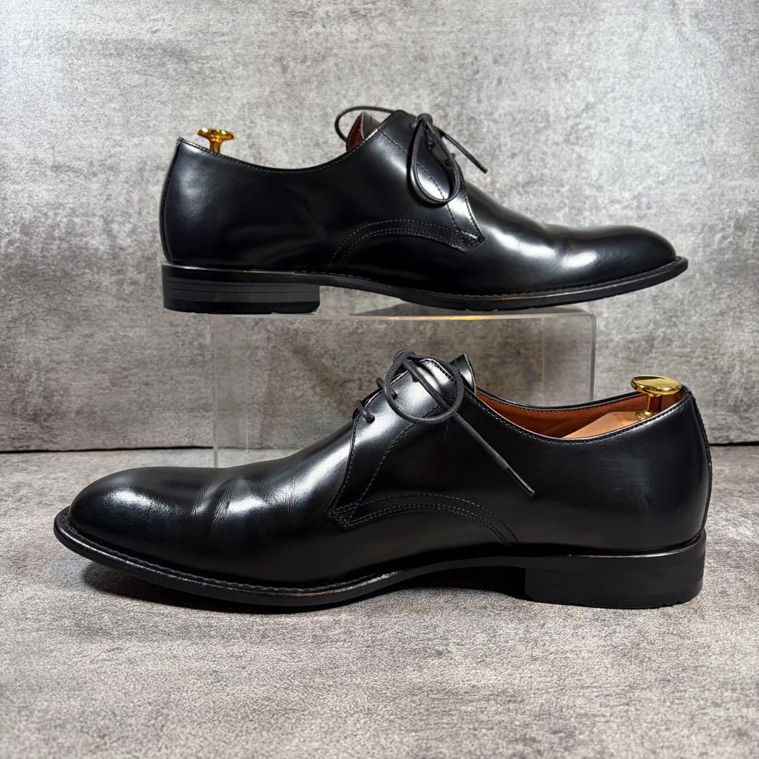 美品　ケンフォード　レザー　プレーントゥ　ビジネスシューズ　ブラック　26.5