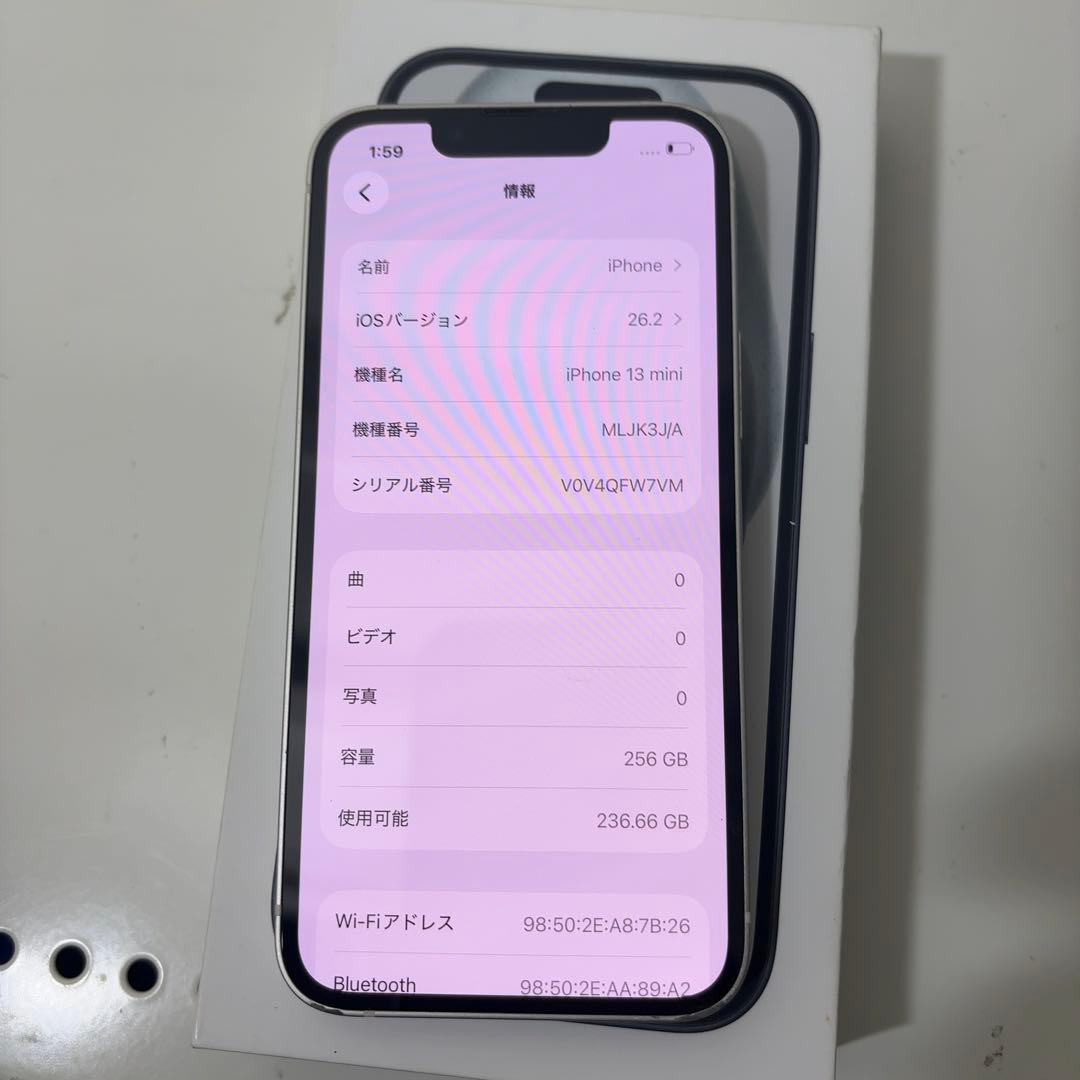 早い者勝ち　[SIMフリー]Apple iPhone 13mini 256GB