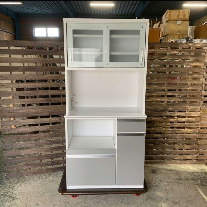 I644R マルコ木工 W890 食器棚 キッチンボード