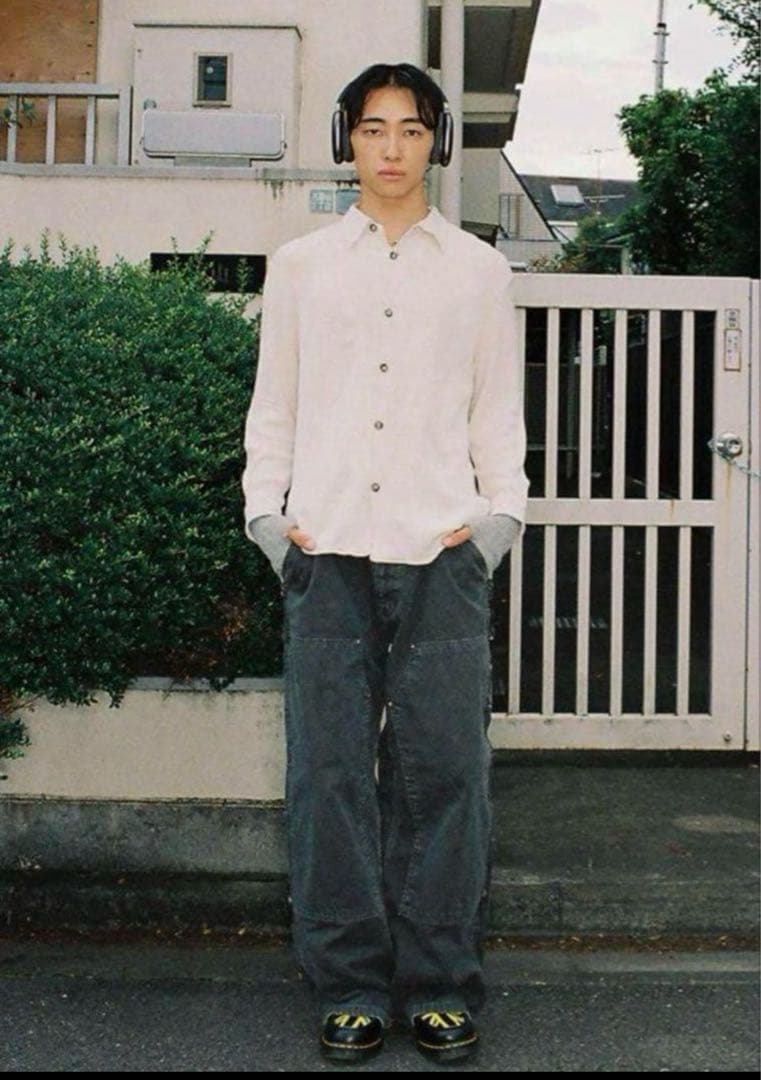 fifth general store distressed ダブルニーパンツS