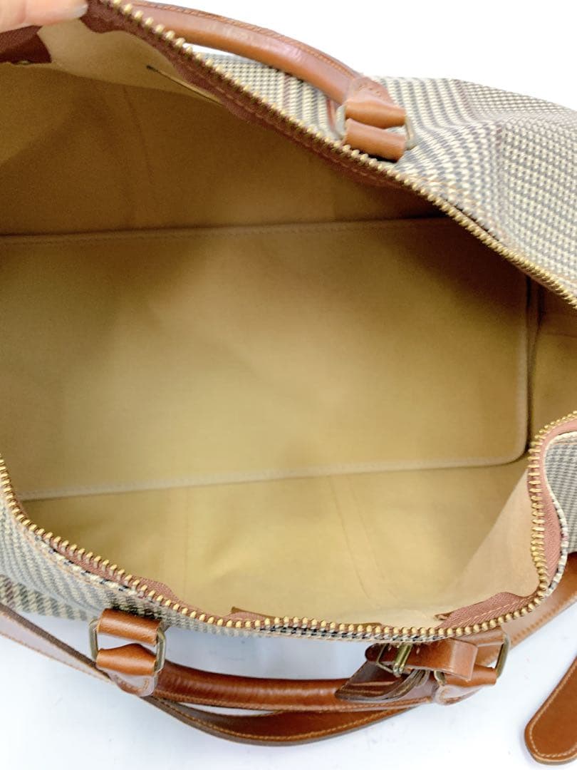 6SDM29 POLO チェック柄 ボストンバッグ