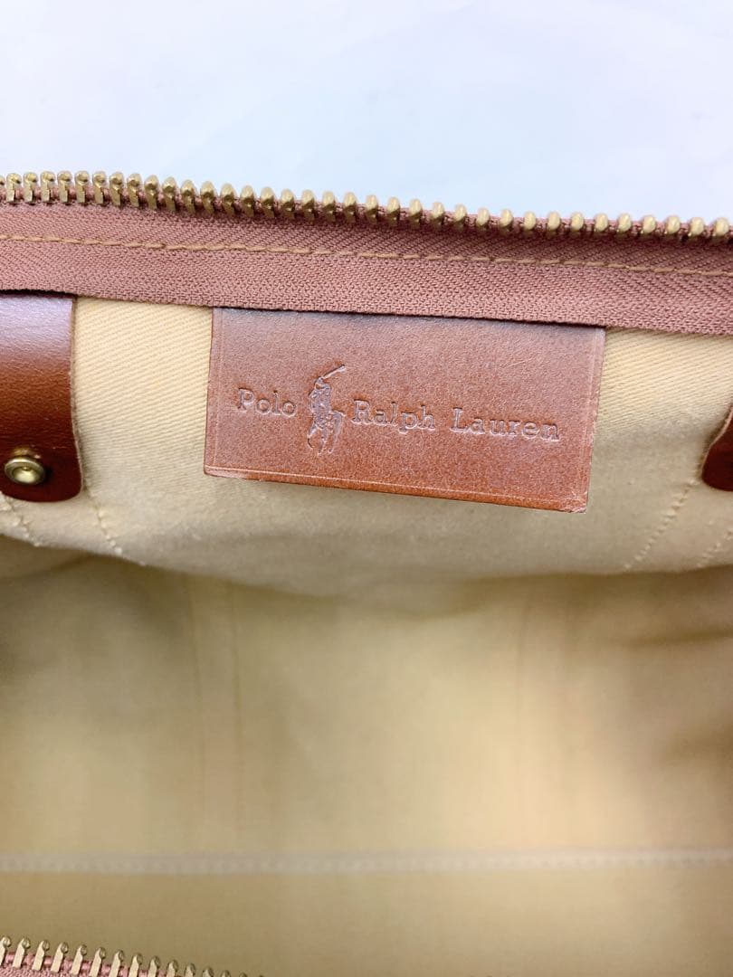 6SDM29 POLO チェック柄 ボストンバッグ