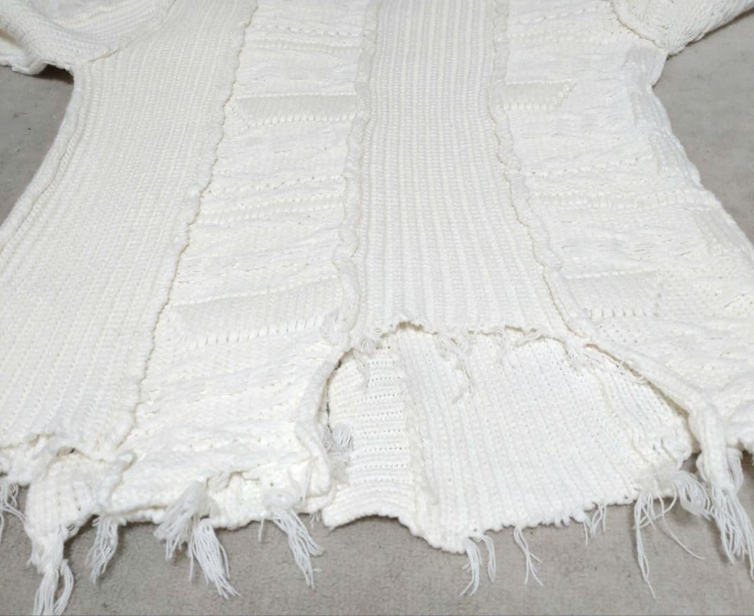 PERVERZE ダメージ加工 ニットカーディガン