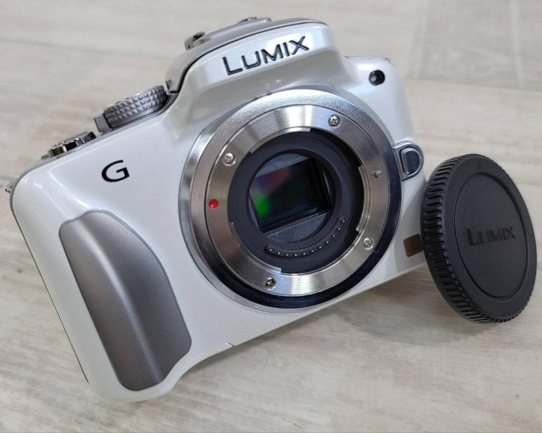 【良品】パナソニック ミラーレス一眼カメラ LUMIX G3 DMC-G3W-W