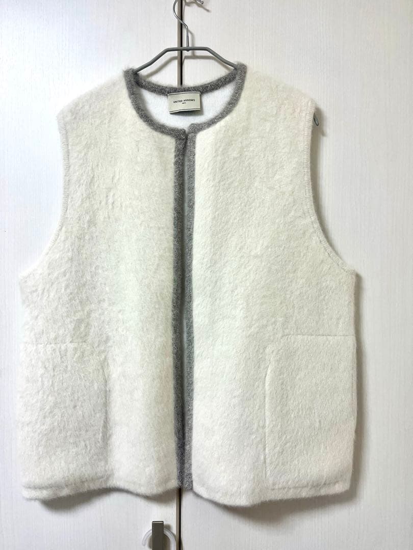 【極美品】UNITED ARROWS フォックス カシミヤ ニットベスト