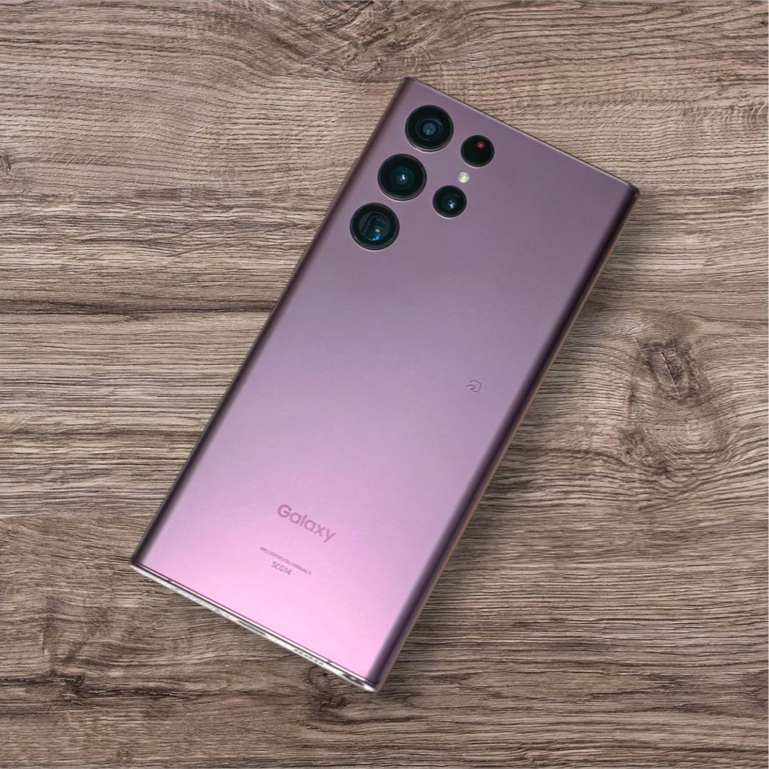 美品 Samsung Galaxy S22 Ultra SCG14 展示デモ機