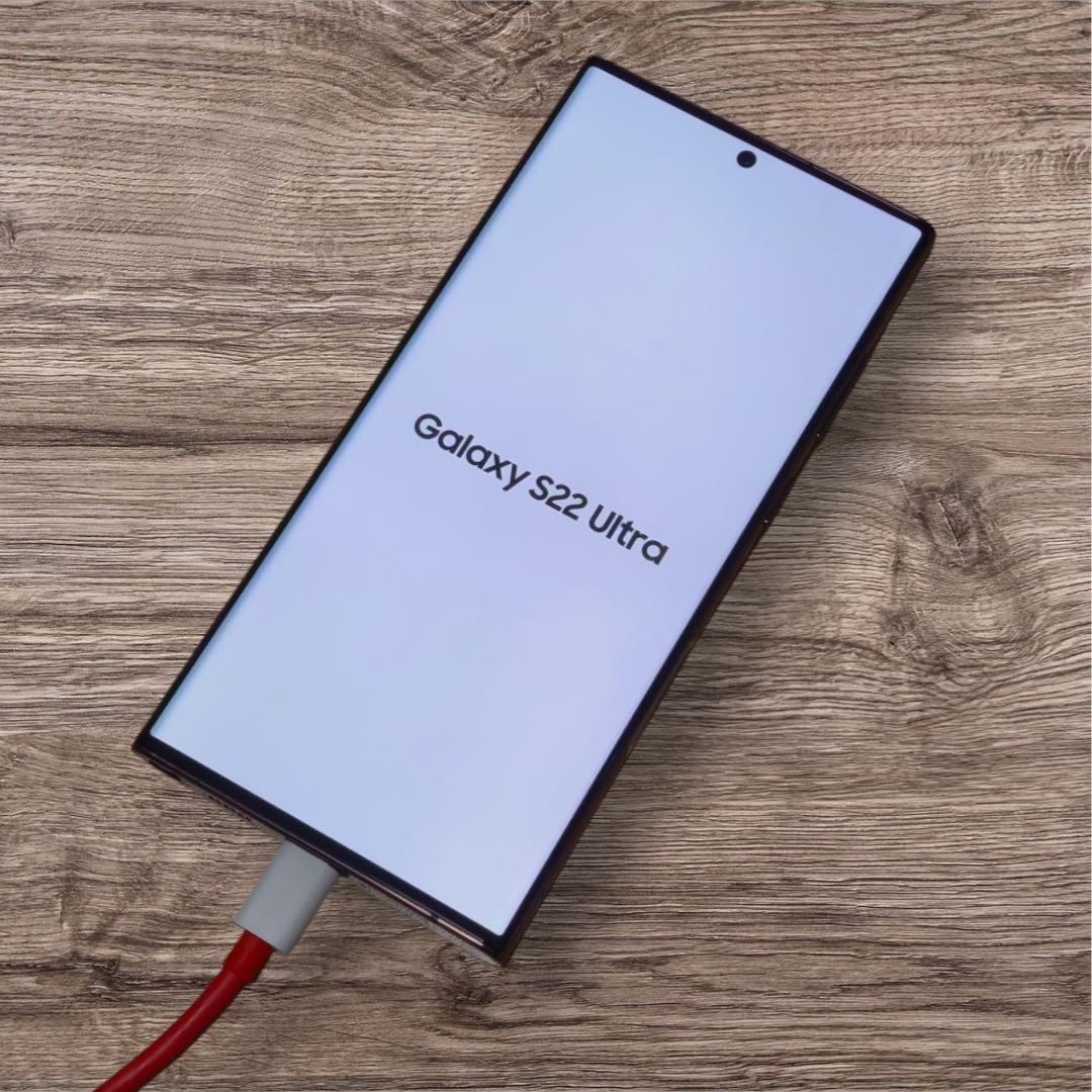 美品 Samsung Galaxy S22 Ultra SCG14 展示デモ機