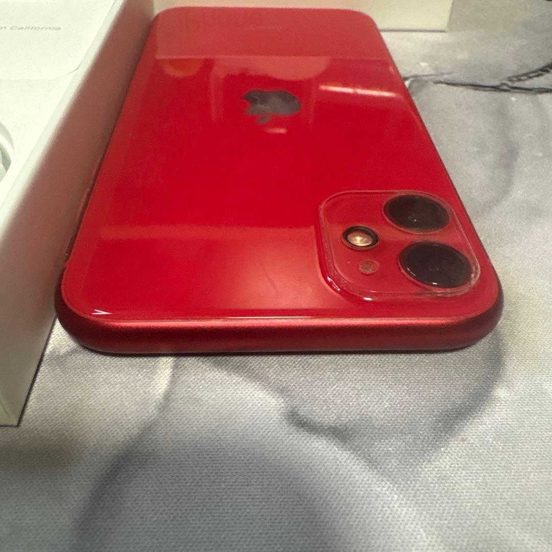 iPhone 11(PRODUCT)RED 本体 充電ケーブル付