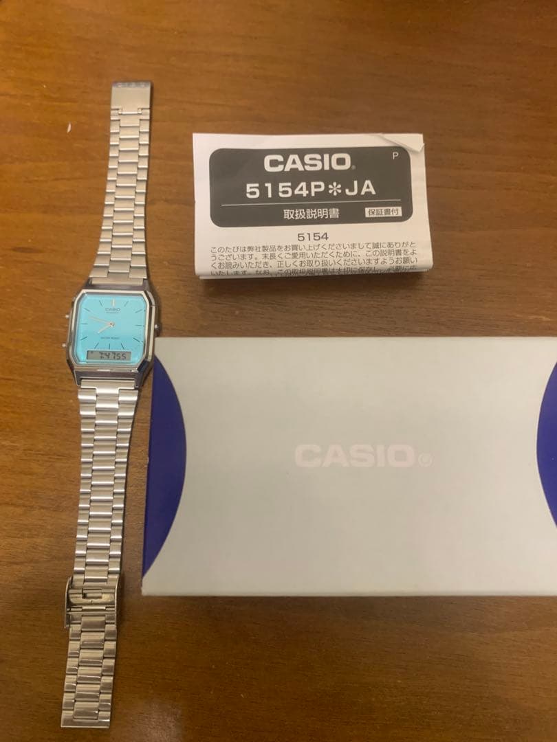 CASIO チープカシオ　ティファニーブルー