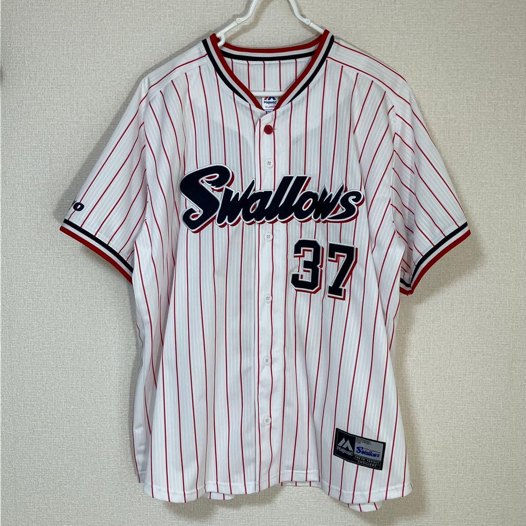 マクガフ ヤクルトスワローズ ユニフォーム 優勝記念 刺繍 【タグ付き新品】XL