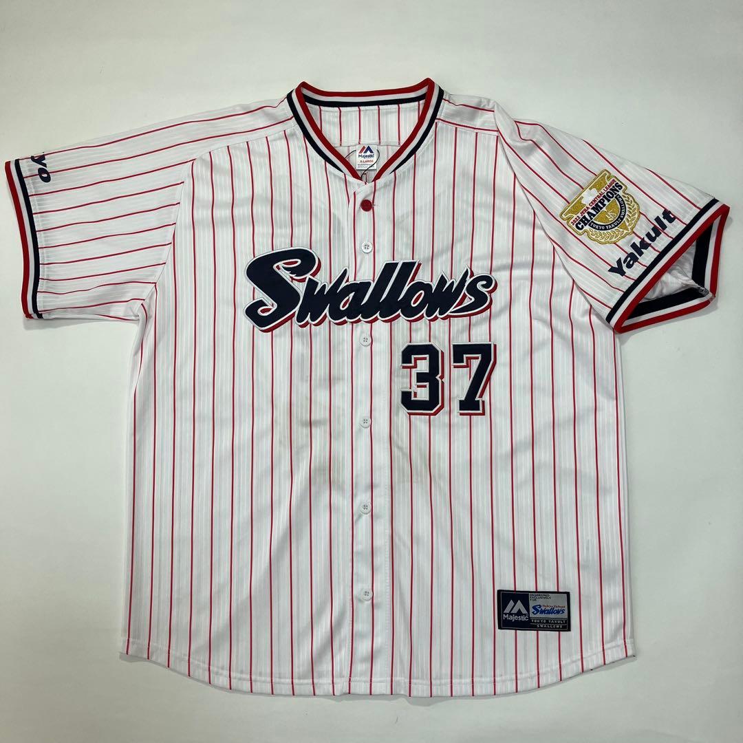マクガフ ヤクルトスワローズ ユニフォーム 優勝記念 刺繍 【タグ付き新品】XL