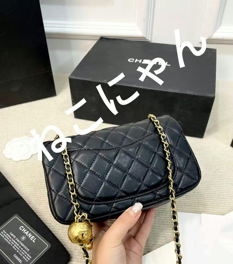 MAKE UP CHANEL ブラック キルティング バッグ ショルダーバッグ