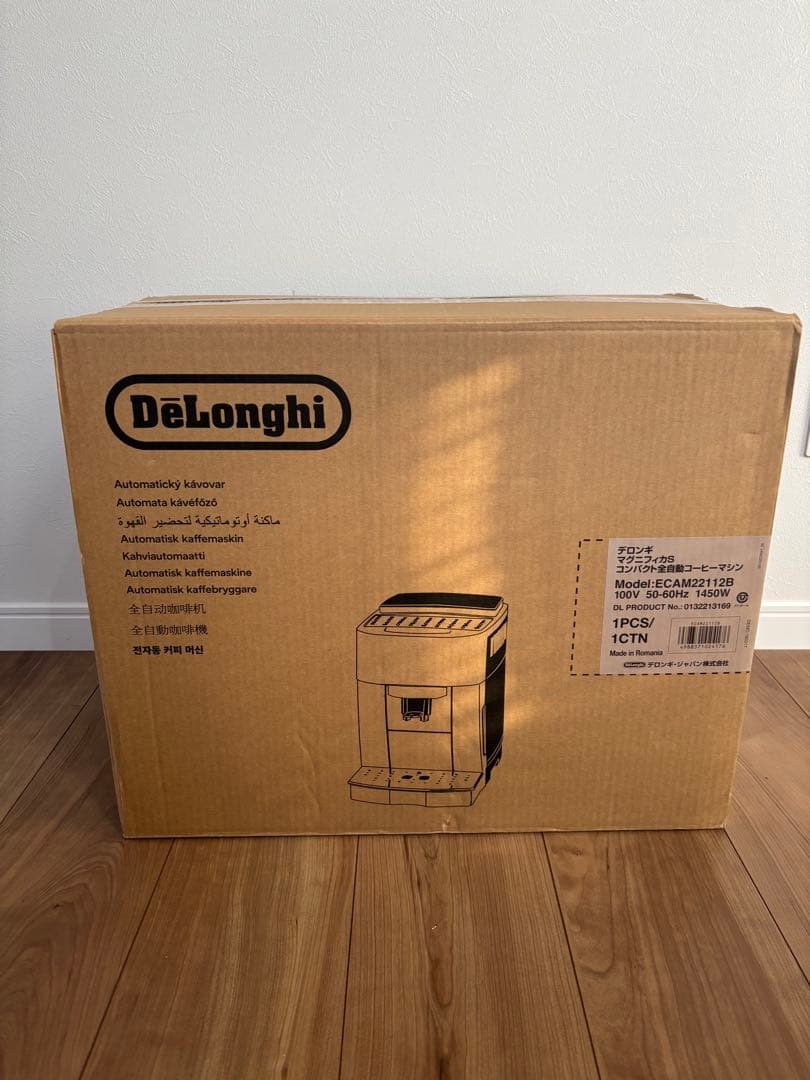 DeLonghi ECAM22112B 全自動コーヒーマシン　新品未使用品