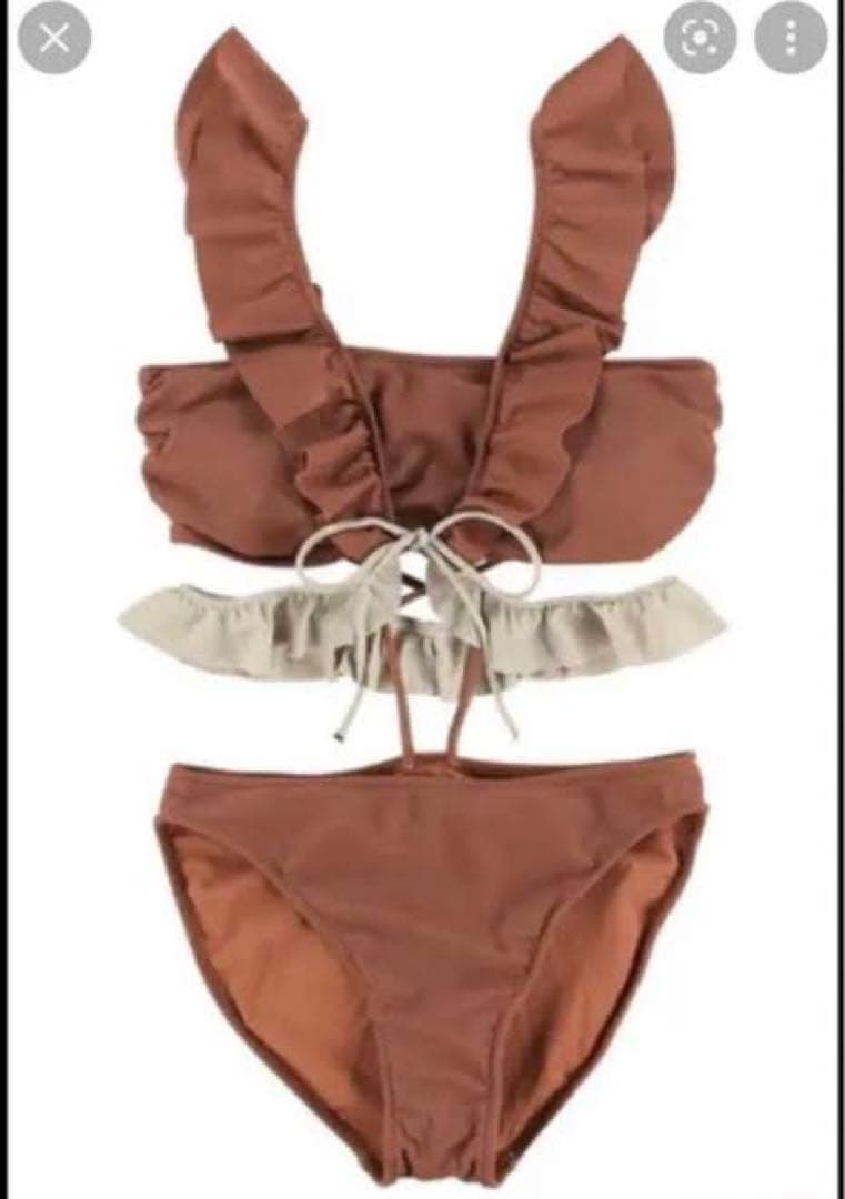 〈herlipto〉Two-tone Fiill Swim Wear