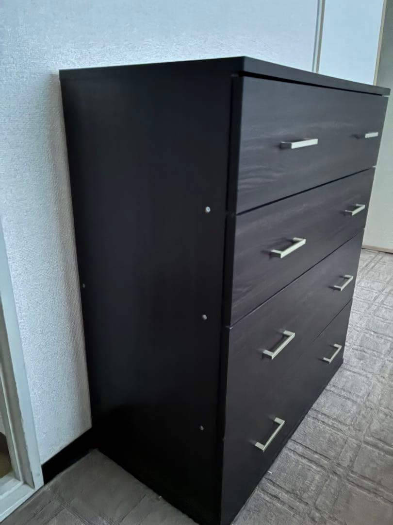 ニトリ チェスト クローネ9080　タンス 衣類収納 ブラウン