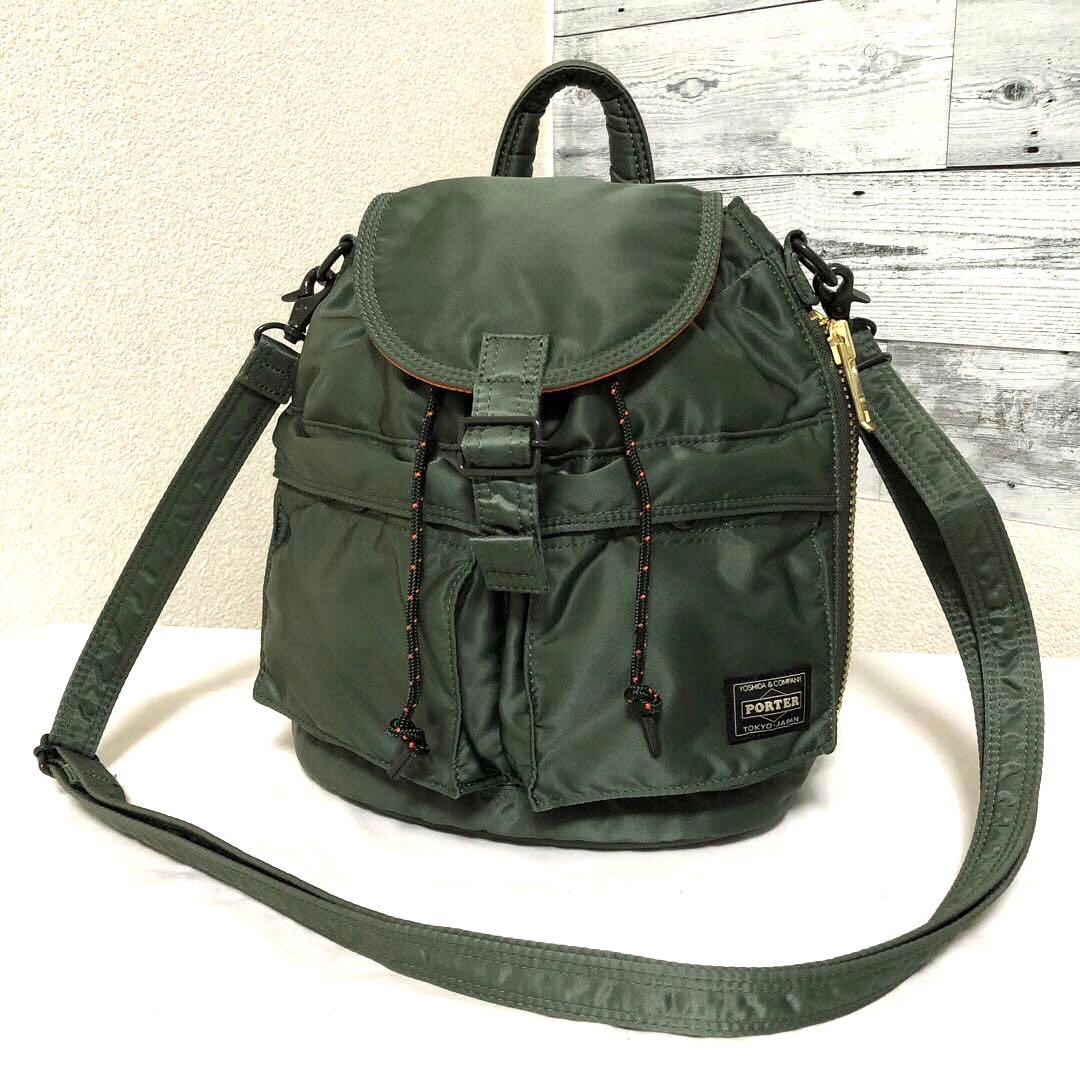 未使用級✨最新型 ポーター タンカー サックパック 3way セージ 吉田カバン