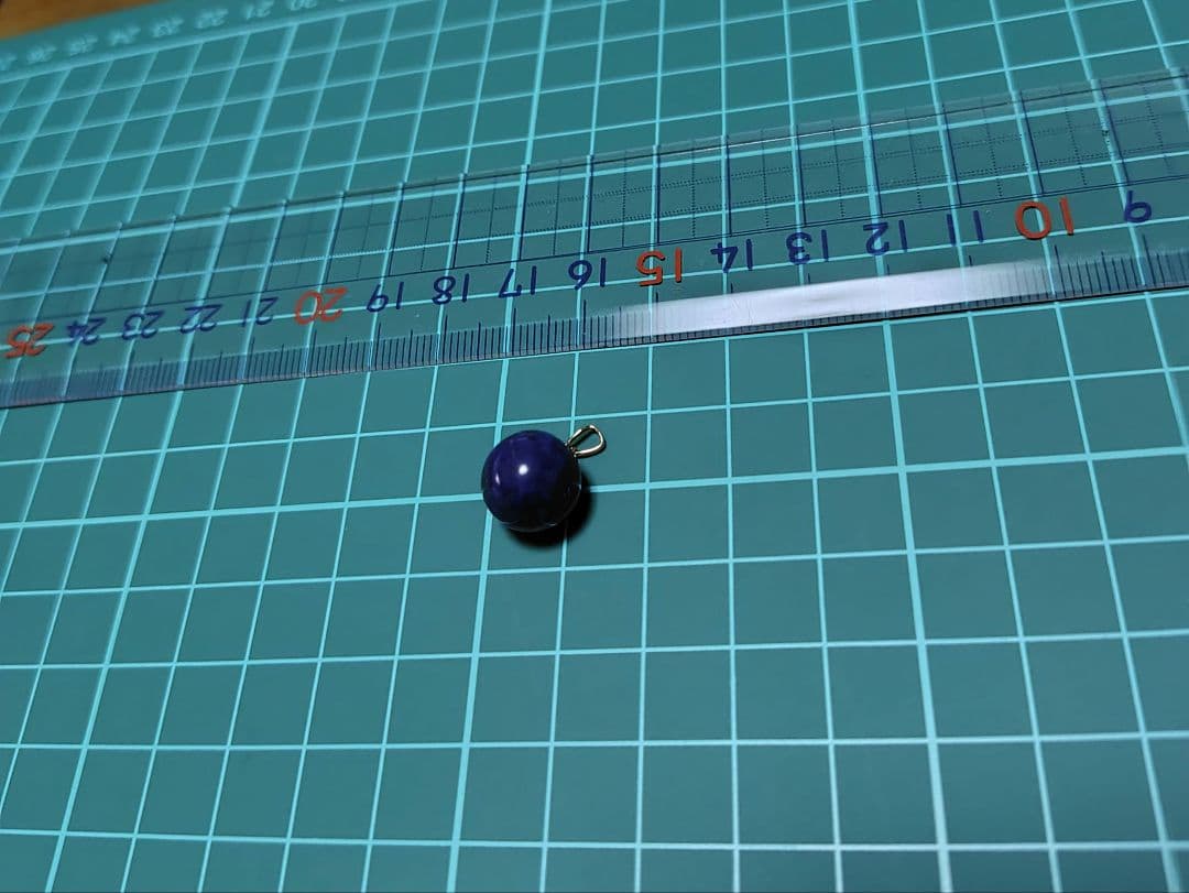 すい様　GSTV K18YG ラピスラズリ ペンダントトップ 約12.00ct