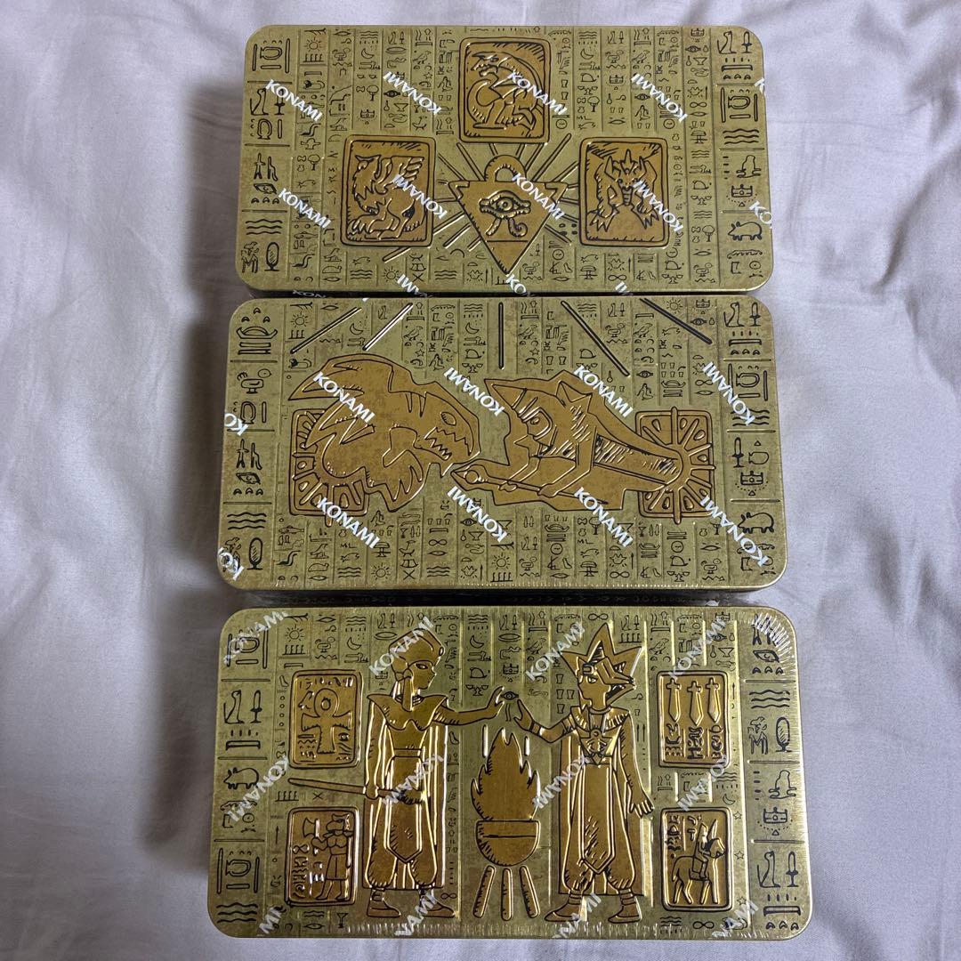 遊戯王★TIN缶★2020 2021 2022コンプリートセット★王の記憶の石板