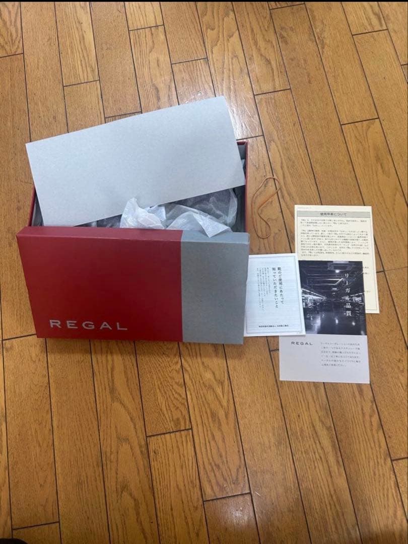 新品未使用REGAL リーガル ストレートチップ 811R ブラック 箱付