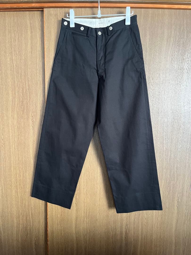 INTERIMインテリム コットンストレートパンツ　COMOLI stein